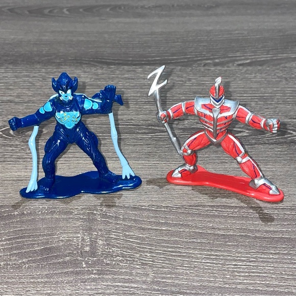VINTAGE 90s BANDAI POWER RANGERS Lord Zedd & Baboo 3” Pvc Mini Figures - Picture 1 of 6